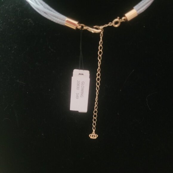 Premeir Designs Gold Tone Antique Brass "Glowing" Necklace, NWT - Picture 4 of 4